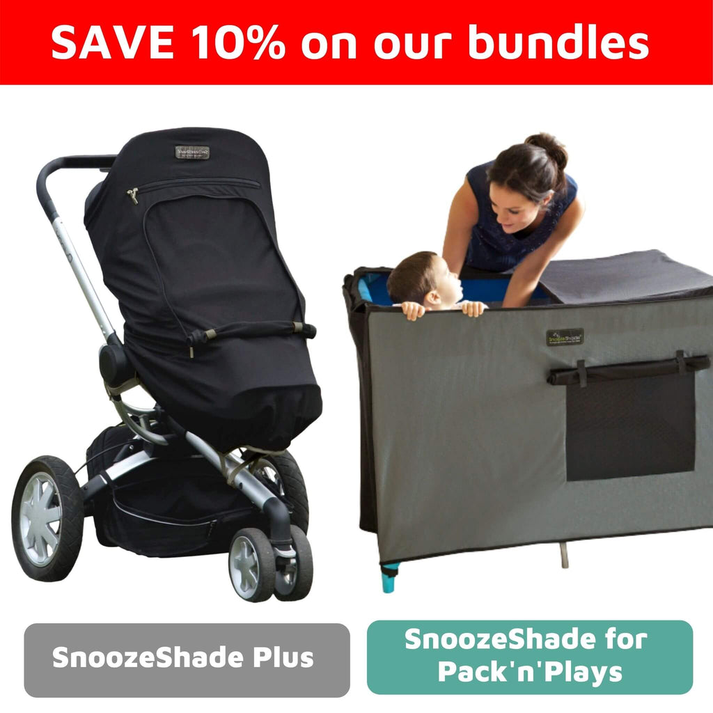 snoozeshade plus deluxe & snoozeshade for pack n plays