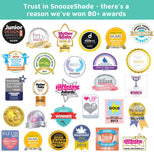 SnoozeShade for Pack n Plays & Mini Cribs | Blackout pack and play cover | Blocks 94% of light